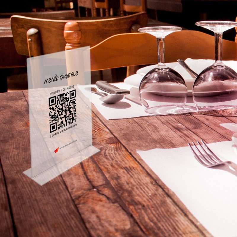 MENÙ DIGITALE CON QR-CODE