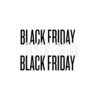 Adesivi Black Friday in vinile da parete o vetrina - versione 01